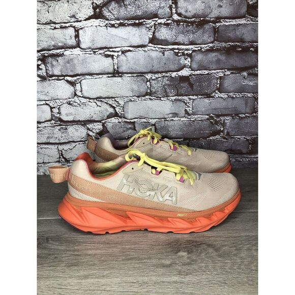 Hoka One One Elevon 2 Mental Health Sand Camelia Running Shoes Men 14M US/49 1/3 - Picture 13 of 16
